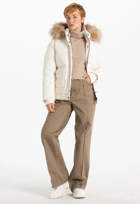 8368512 Bomber Winter Jacket-White
