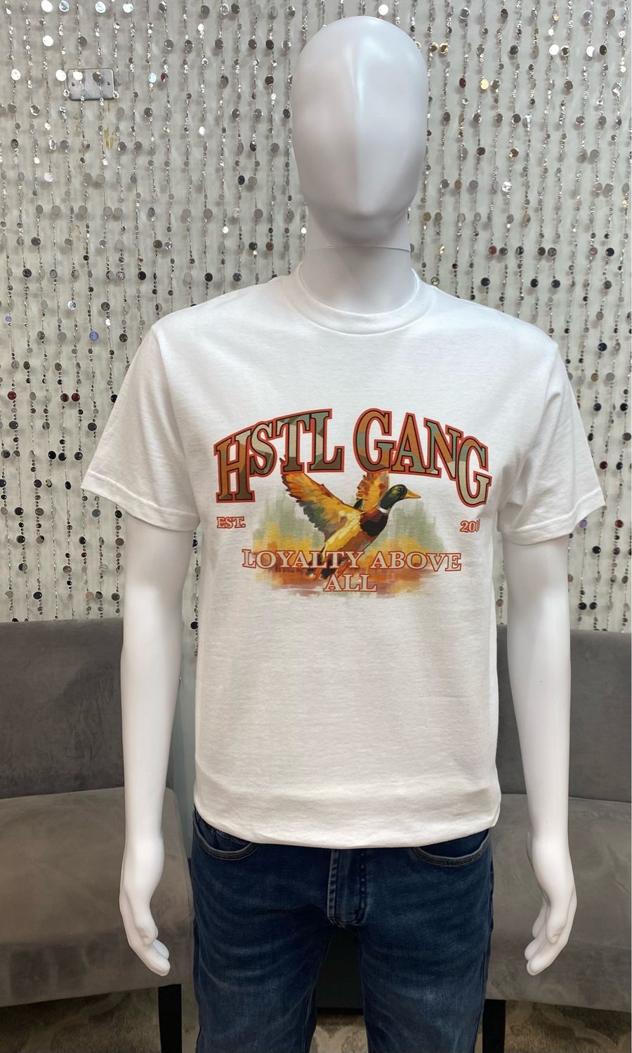 HG2460702 Duck Down S/S Tee-White