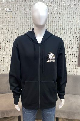 HG2460101 Grind Knit Zip Hoodie-Black