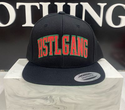 HG2460805 Graduate Woven Snapback-Black/Red