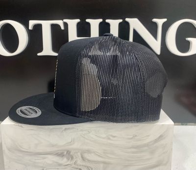 HG2440801 Trucker Hat-Plated Black