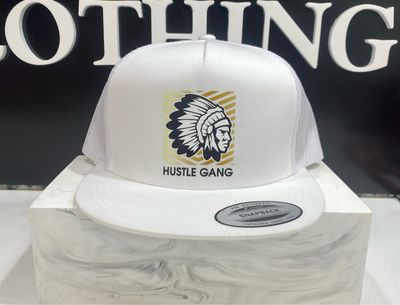 HG2440801 Trucker Hat-Plated White
