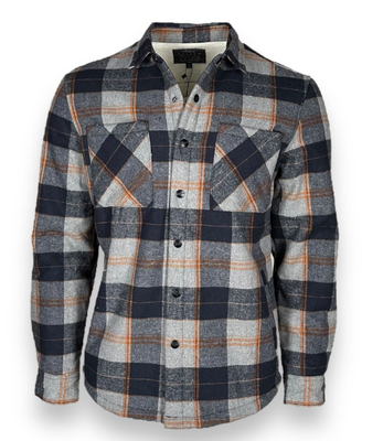 MS100-539 Fleece lined Shirt Jacket-Earth