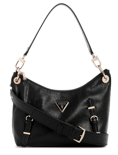 BS850118 Levia Top Zip Shoulder Bag-Black
