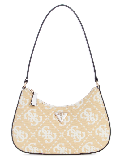JG933972 Ruma Mini Top Zip Bag-White Logo