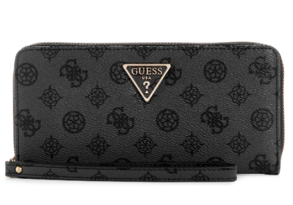 PG8500146 Laurel Large Zip Around-Charcoal Logo