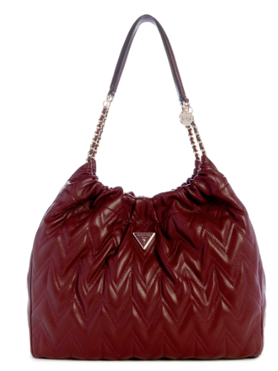 QG950502 Eda Large Hobo-Burgundy