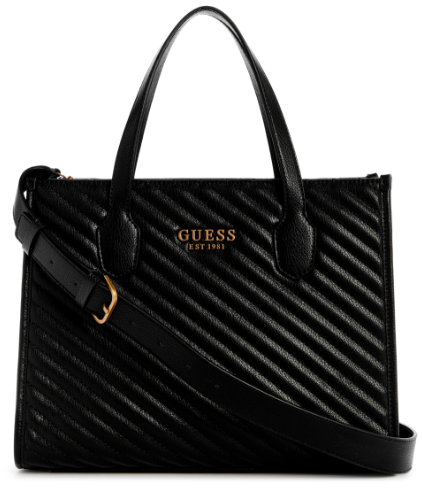 QV866522 Silvana 2 Comp Tote-Black