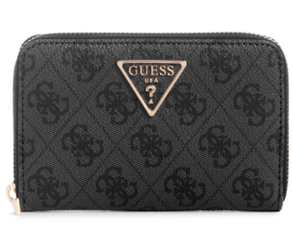 SG8500140 Laurel Medium Zip Around-Coal Logo