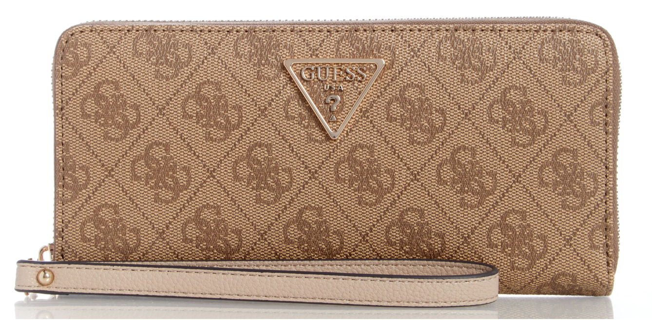 SG8500146 Laurel Large Zip Around- Latte Logo