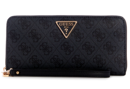 SG8500146 Laurel Large Zip Around-Coal Logo