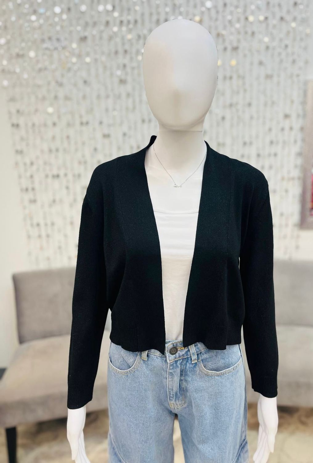 3009 Holiday Bolero-Black