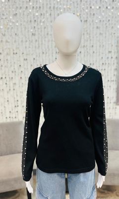 34519 Pearl Sweater-Black