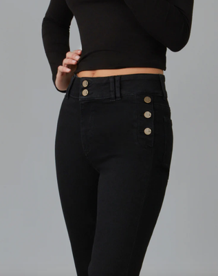 Onyx Flare Jeans-Black