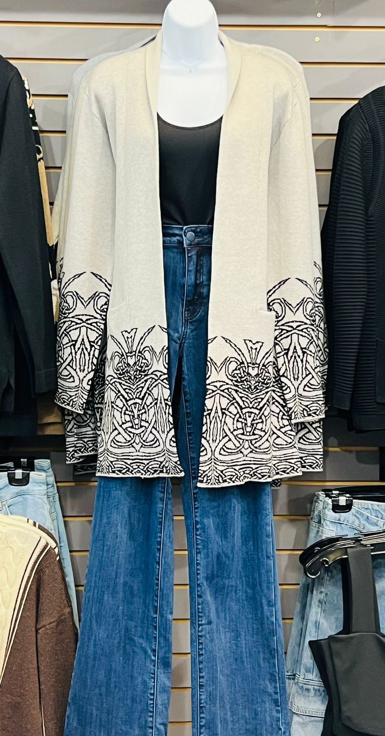 CY2410 Cardigan-Silver