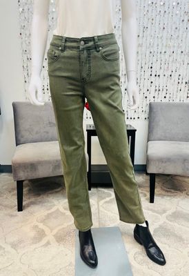 2170793500 Georgia High Waist Jeans-Dusty Olive