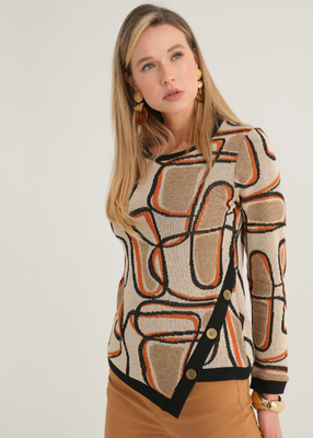 74140 Shades of Autumn Pullover-Multi