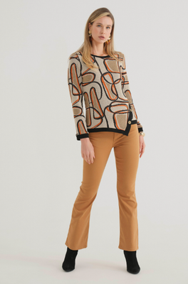 74140 Shades of Autumn Pullover-Multi