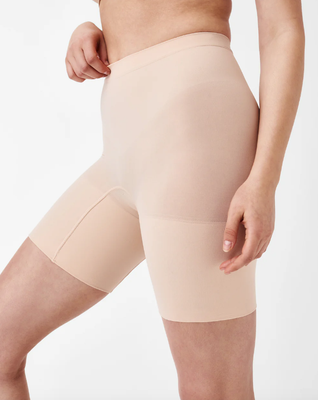 10397R Mid-Thigh Short-Soft Nude