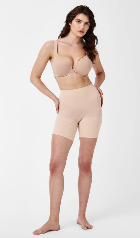 10397R Mid-Thigh Short-Soft Nude