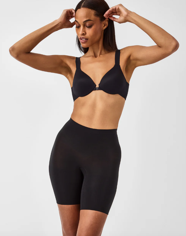 10397R Mid-Thigh Short-Black
