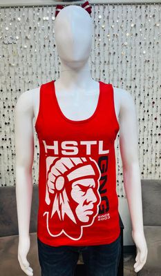 HG2440101 Men&#39;s Knit Tanktop-Big Chief Red