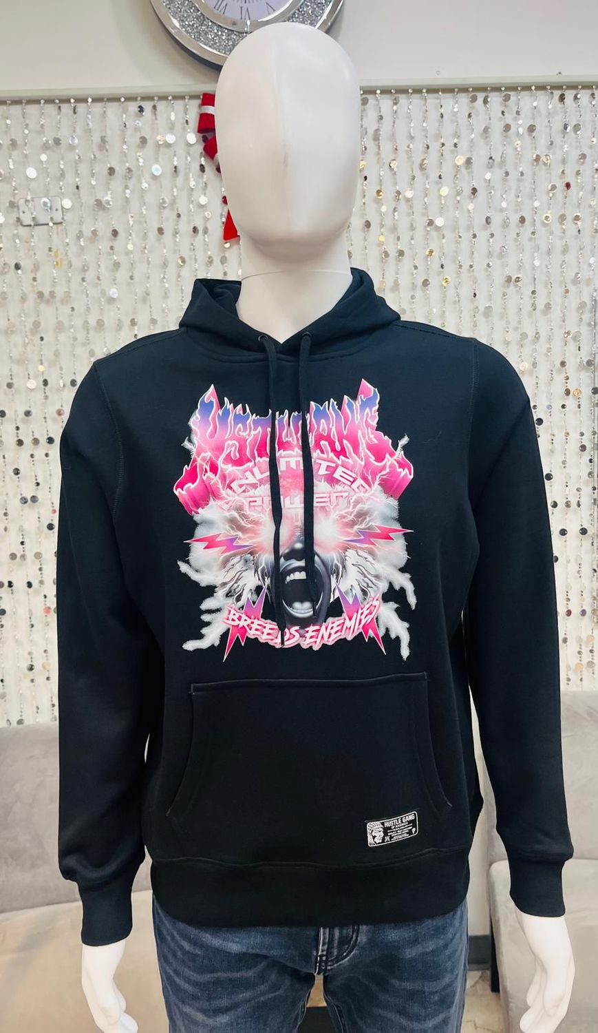 HG2470117 Unlimited Hooded Pullover-Black