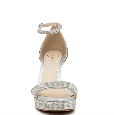 Fonilda2 Heel-Silver Shimmer