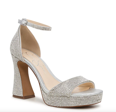 Fonilda2 Heel-Silver Shimmer