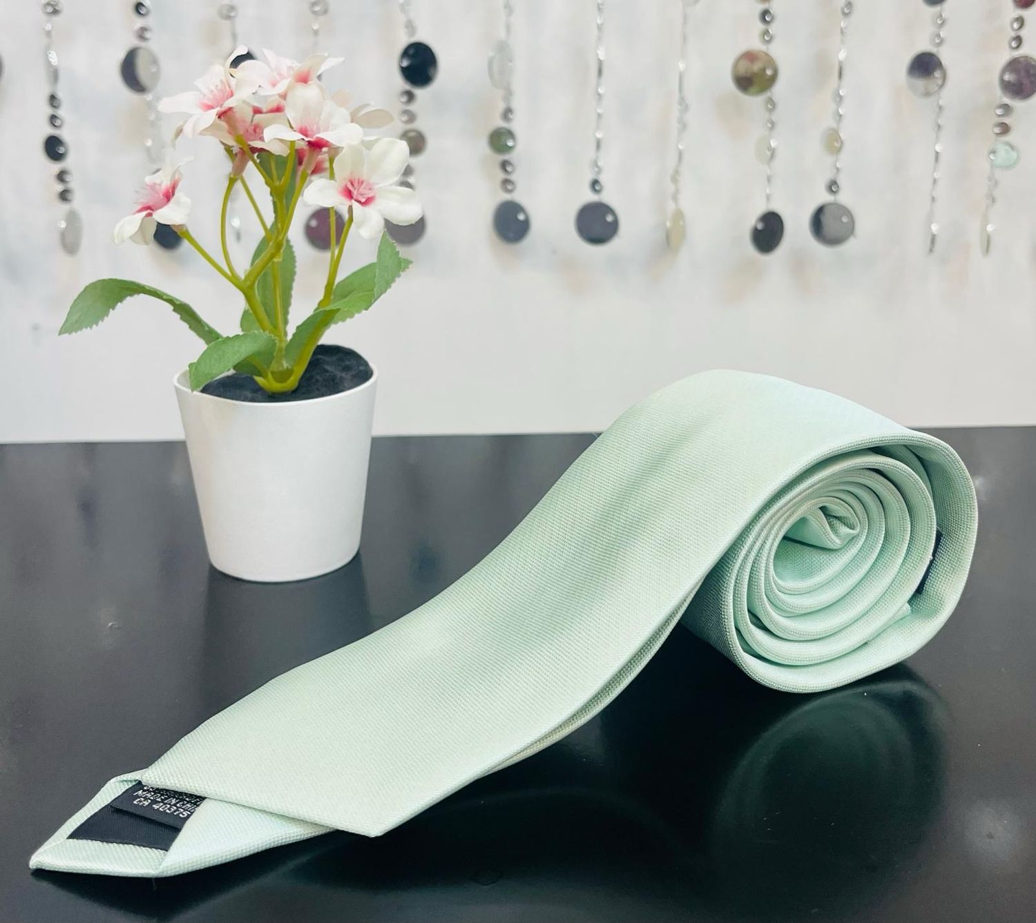 Men&#39;s mix Silk Solid Ties-Mint