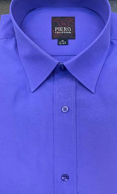 Piero Sarto Men&#39;s Shirt-Deep Purple