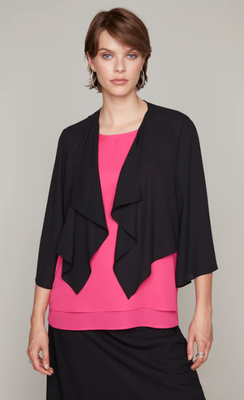 50124 Woven Cover Up-Black