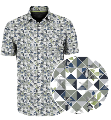 7464722 Dry Edition Geometry Print Shirt-Mountain