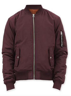 7468254 Parkdale Baseball Bomber Jacket-Bordo