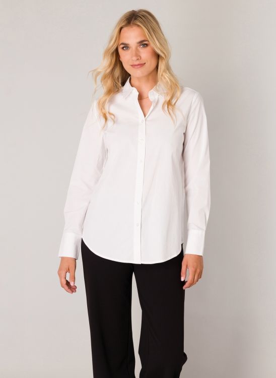 0109 Yune Woven Shirt-White