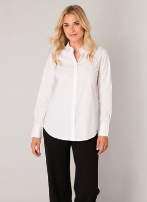 0109 Yune Woven Shirt-White