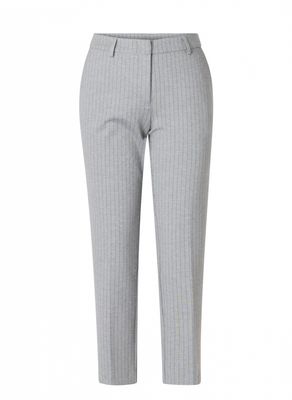05088 Rahima Pinstripe Trousers-Light Grey