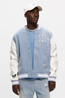 VSJ2890B Varsity Jacket 3.0-Baby Blue