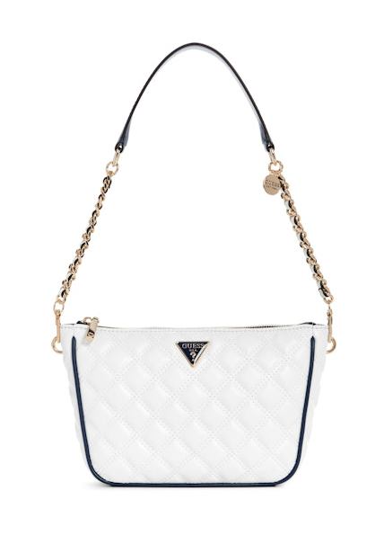 QG964917 Cruise Vibe Top Zip Shoulder Bag-Wht/Nvy