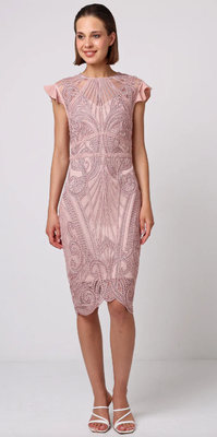 H028654 Dekopon Dress-Pink