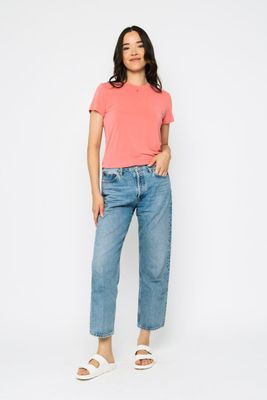 1005 Claire Crew Tee-Pink