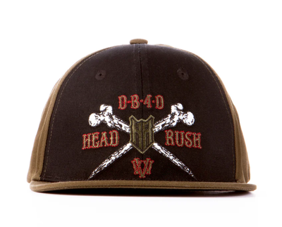 M803 Headrush Hat-Black/Green