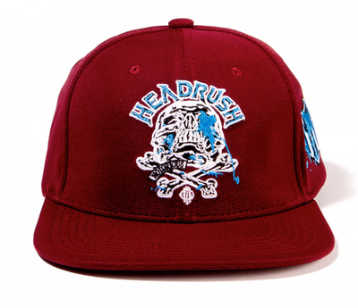 M800 Headrush Hat-Dark Red