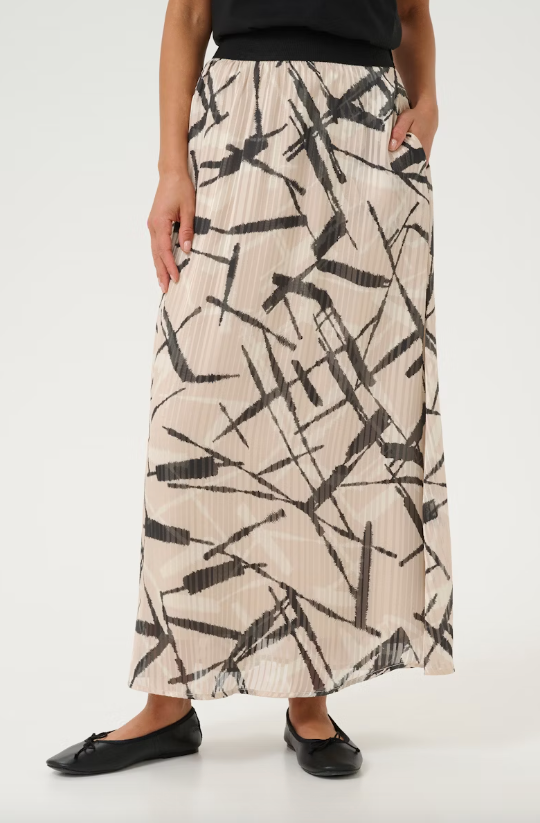 KAarchy Skirt-Feather Gray/Black