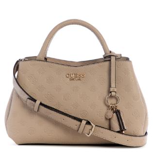 PD966506 Phoebe Girlfriend Satchel- Taupe Logo