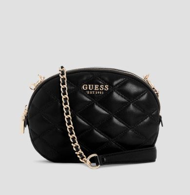 QG963217 Tamsin Top Zip Shoulder Bag-Black