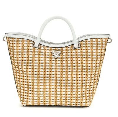 WG964722 Atalia Tote-Natural/White