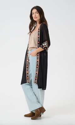 CRBeti Kimono-Pitch Black