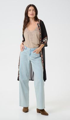 CRBeti Kimono-Pitch Black