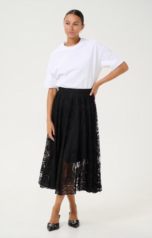 KAvilja Lace Skirt-Black Deep